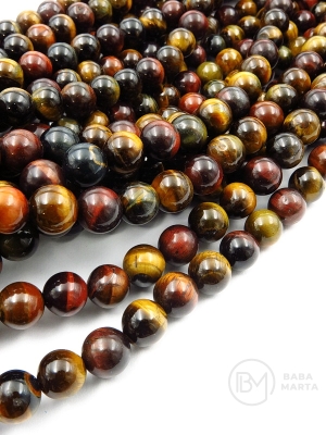 Mărgele ochi de tigru 10mm ~38 bucăți 1 buc 351711