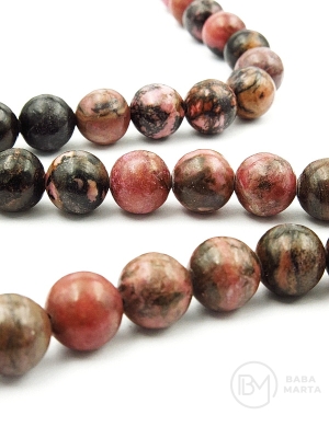 Bilă de rhodonite 10mm ~37 buc 1 buc 351981