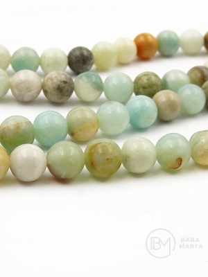 Bilă de amazonite 8mm ~49 buc. Prima dată. 351025