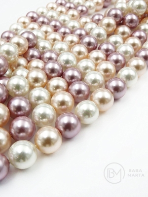 Perle Mallorca 10mm ASORTATE ~40cm ~39buc 1 șir 355059