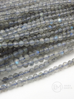 Labradorite ~bilă fațetă de 3 mm ~125 bucăți 1 buc 352622