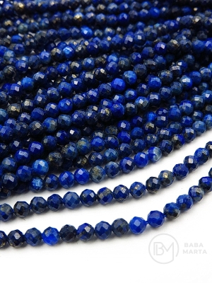 Lapis Lazuli ~ Mărgele fațetate de 3 mm ~ 120 bucăți 353280