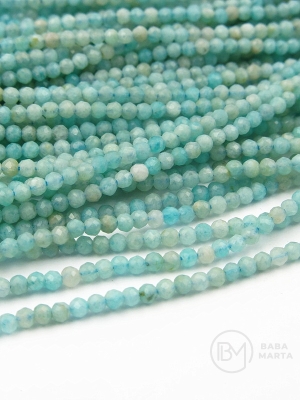 Amazonit ~bilă de 2 mm ~190 piese ~39 cm 1 weight 353157