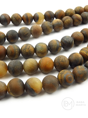Mărgele Ochi de Tigru MAT 8mm ~47 buc 1 buc 352278