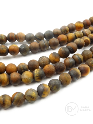 Mărgele Ochi de Tigru MAT 6mm ~62 buc 1 buc 352277