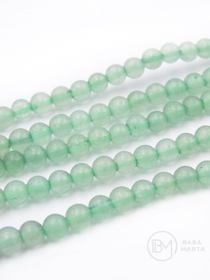 Bilă de jad ~4.5mm ~85 buc 351564