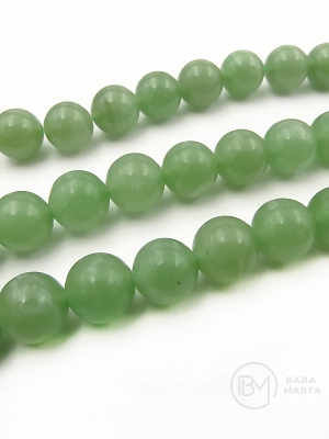 Bilă verde aventurină 10mm ~38 buc 1 buc 351052