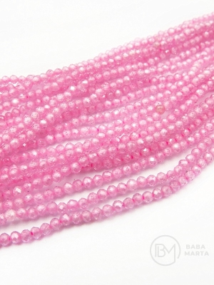 Colier din zirconiu 2mm ~200 buc 39cm 342592