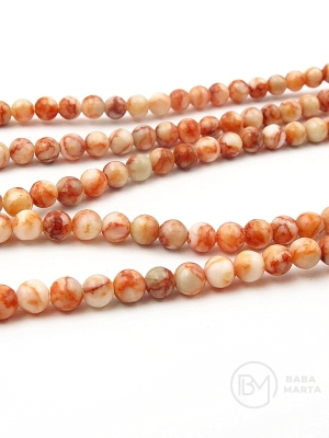 Bilă naturală de jasp 4mm ~90 buc 352216