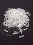 Tije de vitola transparente, alb curcubeu, 6~7x2mm, 1 pachet, 50g, 331033