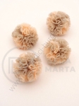 Pompom textil ~25mm bicolor 1 pachet 10 buc 461387