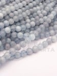 Mărgele de acvamarin 6mm ~62 bucăți 1 buc 352868