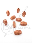 Mărgele 13x6.5mm imitație lemnă 1.8mm 1 pachet 40g ~87 buc 311728