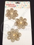 Elemente decorative din lemn 1 pachet 182038