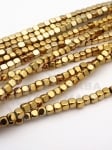 Cub de hematit 4mm, gaură nemagnetică 1mm ~100 buc ~40cm1wt 353054