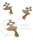 Pandantiv metalic 25x12x2mm bronz antic 1 pachet 5 buc 306278
