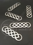 Element de conectare OȚEL 40x12x1mm 1 pachet 3 buc 305653