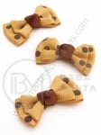 Panglică 46x24x13mm aurie cu maro 5 bucăți 461061