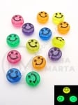 Mărgele LUMINOASE 10x6mm gaură smile 2mm 1 pachet 40g ~128 buc 312798