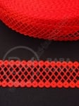 Lamă satinată 23mm roșu 1 pachet 5 metri 451390