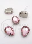 Pietriș acrilic 13x18mm roz în coș metalic 1 pachet 4 buc 151718