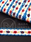 Panglică cu flori 13mm 1 pachet ~20 metri 411196