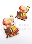 Figurină din lemn 48x30x3mm Baba Marta 1 pack 10 pcs 182424