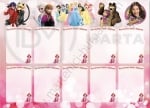 Carton 17,5x23,5cm cu personaje pentru copii 1 pachet 10 cutii 111031