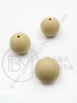 Bilă de mărgele din silicon cu gaură de 20 mm, 2 mm, 1 paquet, 2 pc. 317104