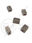 Margele 10x7x5.5mm alamă cu zirconii forjate 1 bucată 305205