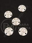 Element de conectare metalic 13mm color nichel 1 pachet 10 unități 306443