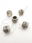 Mărgele metalice cristal 11x8.5mm, gaură 5mm, 1 buc. 309447