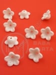 Floare 12.5x6mm gaură albă 1.5mm 1 pachet 40g ~160 buc 311857