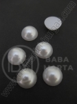 Emisferă perlă albă 12mm 50 buc 151171