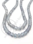 Şir de mărgele cristaline 5,5x6,5mm galvanizat 1 buc ~100 buc ~54cm 342382