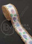 Bandă de pânză de sac cu bandă textilă width 25mm - length ~2 meters 1 rollă 462051