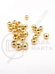 Mărgele din steel 5mm placate cu aur gaură 1.7mm 1 paquet 10 buc 305721