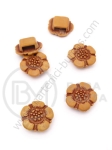 Floare 19mm imitație lemn 1 pachet 40g ~39 buc 311650