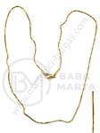 Collier oțel 1.2mm lungime 50cm culoare aurie 1 buc 281379