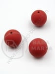 Bilă de mărgele din silicon 20mm gaură 2mm 1 paquet 2 buc 317130