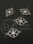 Element de conectare metalic 21x15mm color argintie 1 pachet 10 buc 306508