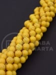 Mărgele de sticlă 10mm galben închis ~85 buc 1 buc 8200
