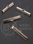 Clemă metalică argintie 35mm 1 pachet 10 buc 301969