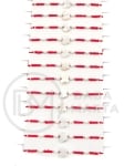 Mărgele fluture Martenitsa din sidef și glass, 12 pieces, 104090