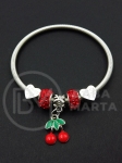 Martenitsa metalică cu cristale 12 bucăți 104446