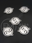 Oțel cu elemente Yin și Yang 15.5x12x0.8mm 1 pachet 1 bucată 305702