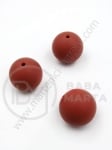 Bilă de mărgele din silicon cu gaură de 20 mm, 2 mm, 1 paquet, 2 pc. 317116