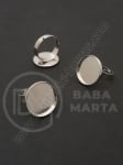 Inel de bază pentru instalare 18mm culoare argintie 1 pachet 4 buc 301862