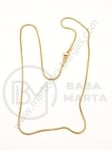 Collier oțel 1.5mm lungime 50cm culoare aurie 1 buc 281198