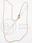 Collier oțel 1.5mm auriu roz lungime 50cm 1 buc 281299